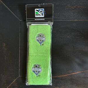 Seattle Sounders FC Team Logo ADIDAS Wristband Set MLS NEW